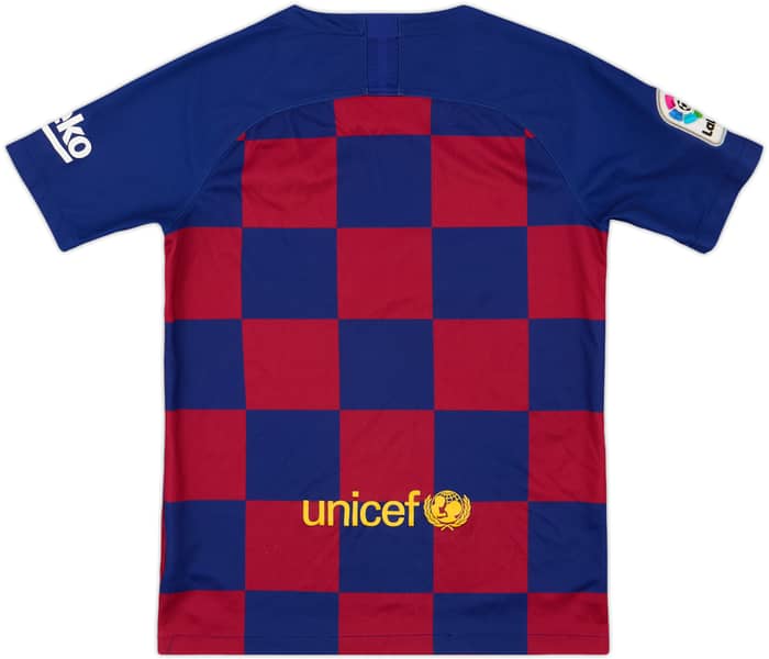 2019-20 Barcelona Home Shirt - 8/10 - (L.Boys)