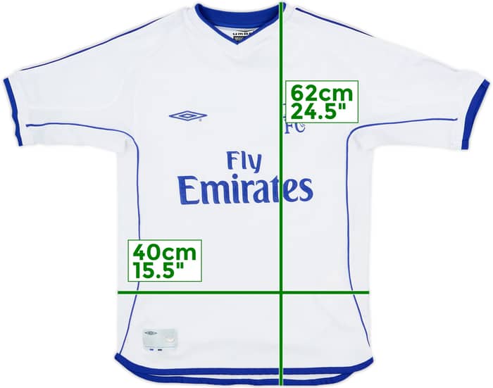 2001-03 Chelsea Away Shirt - 7/10 - (S.Boys)