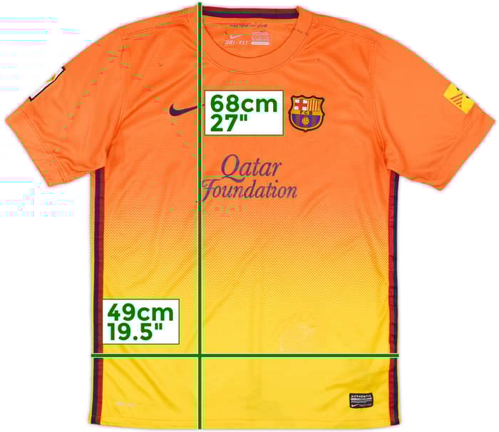 2012-13 Barcelona Away Shirt - 5/10 - (XL.Boys)