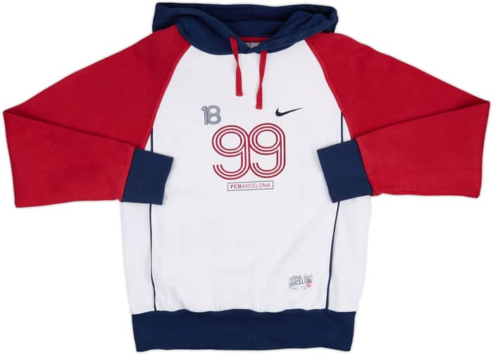 2005-06 Barcelona Nike Hooded Top - 6/10 - (S)