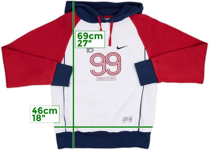 2005-06 Barcelona Nike Hooded Top - 6/10 - (S)