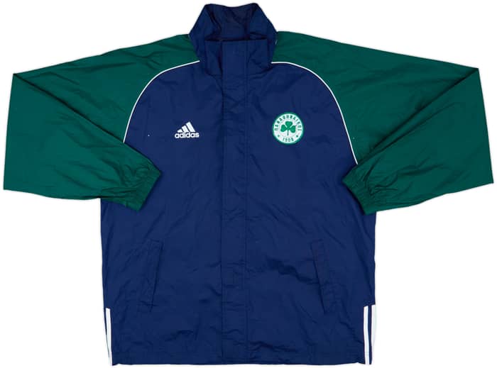 2002-03 Panathinaikos adidas Hooded Rain Jacket - 4/10 - (L/XL)