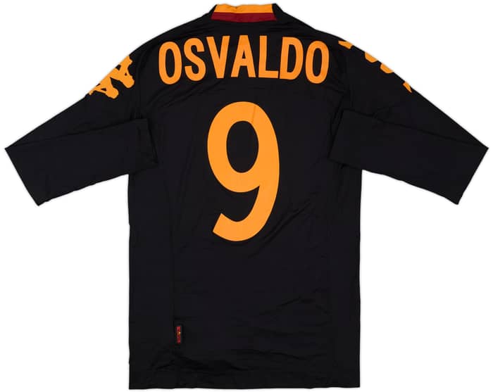 2012-13 Roma Third L/S Shirt Osvaldo #9 (S)
