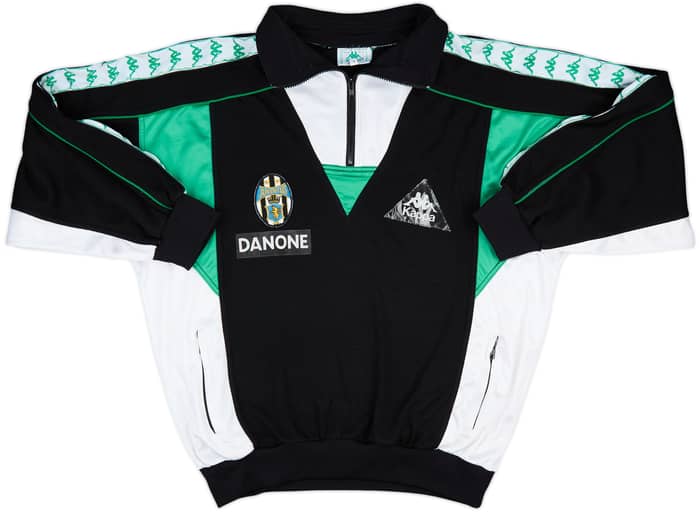 1989-90 Juventus Kappa 1/4 Zip Training Top - 6/10 - (XL)