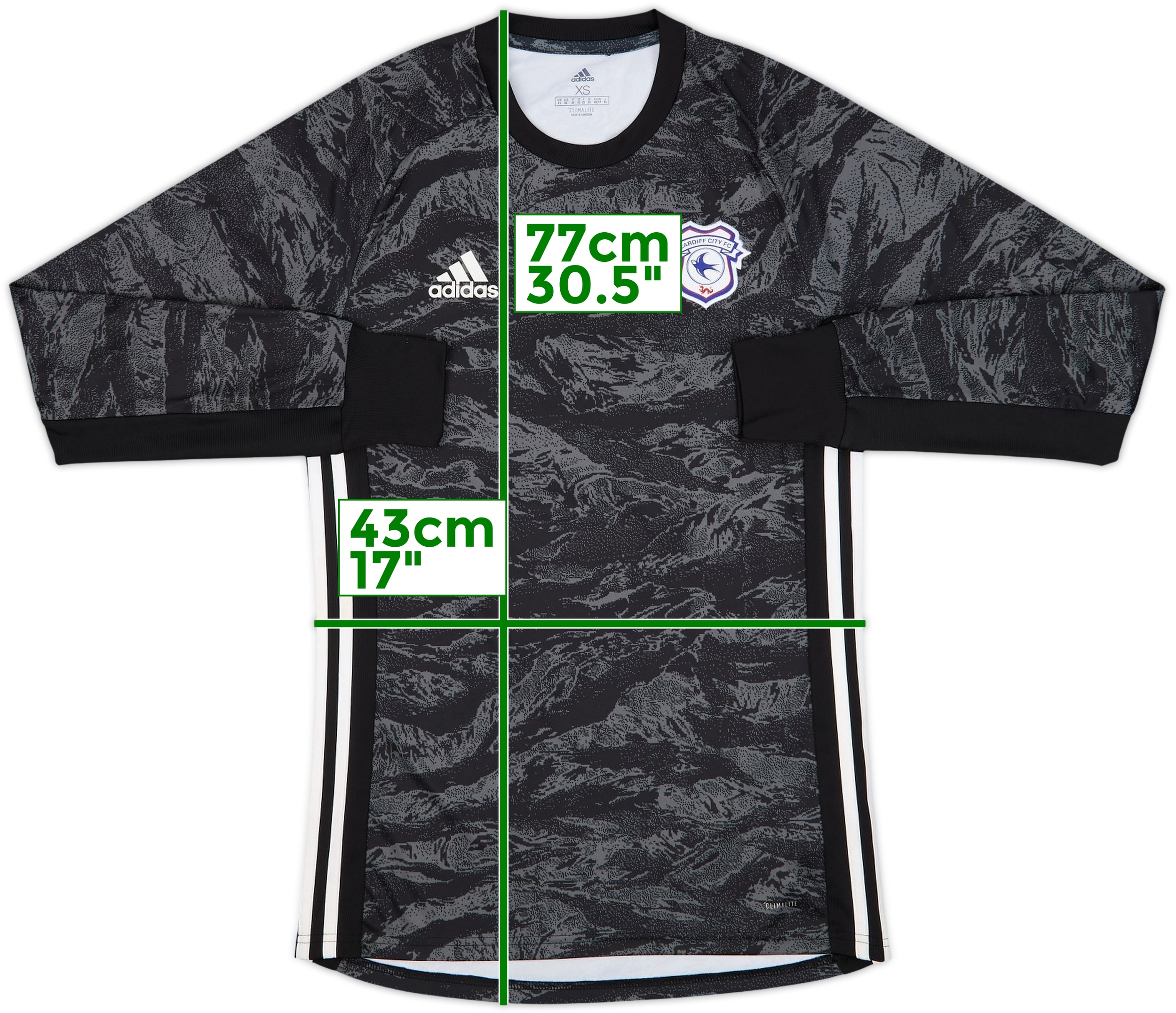2019-20 Cardiff Youth Issue GK Shirt #1 - 9/10 - (XS)