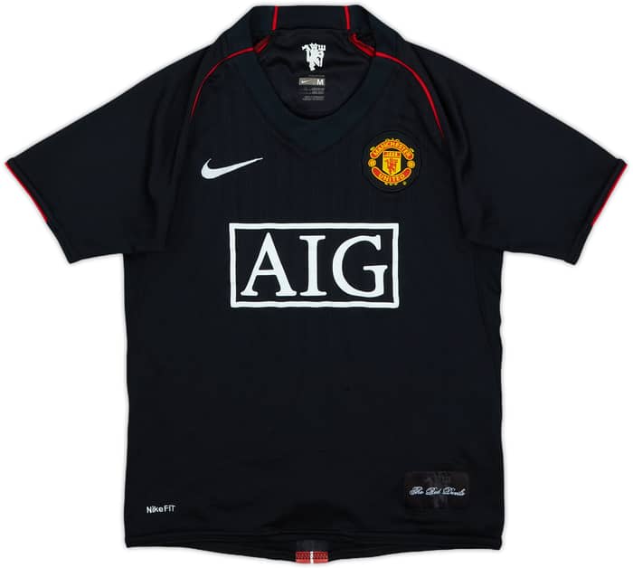 2007-08 Manchester United Away Shirt - 8/10 - (M.Boys)