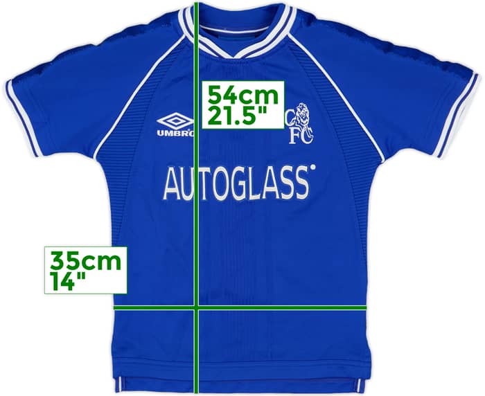 1999-01 Chelsea Home Shirt - 9/10 - (6-7 Years)