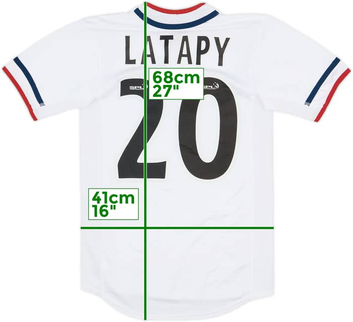 2001-02 Rangers Away Shirt Latapy #20 - 7/10 - (L.Boys)