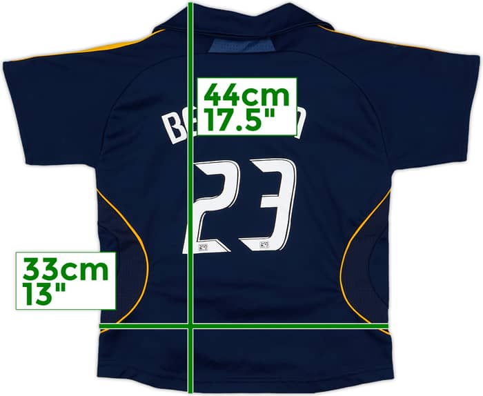 2007-08 LA Galaxy Away Shirt Beckham #23 - 9/10 - (3-4 Years)
