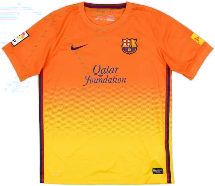 2012-13 Barcelona Away Shirt - 9/10 - (XL.Boys)