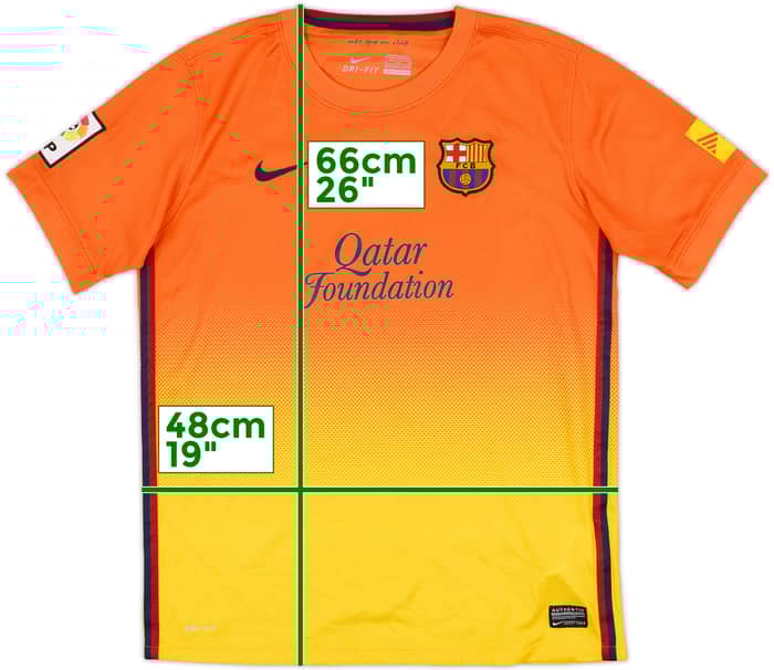 2012-13 Barcelona Away Shirt - 9/10 - (XL.Boys)