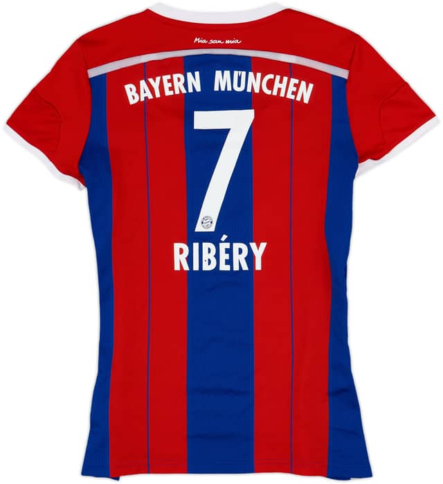 2014-15 Bayern Munich Home Shirt Ribery #7 - 6/10 - (Women's M)