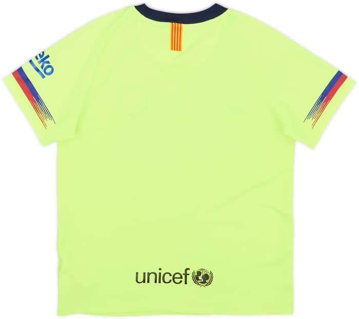 2018-19 Barcelona Away Shirt - 8/10 - (7-8 Years)