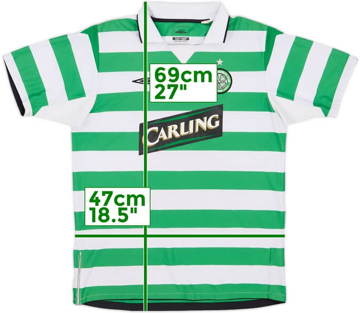 2004-05 Celtic Home Shirt - 5/10 - (XL.Boys)
