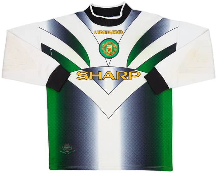 1996-97 Manchester United GK Shirt Schmeichel #1 - 6/10 - (M)