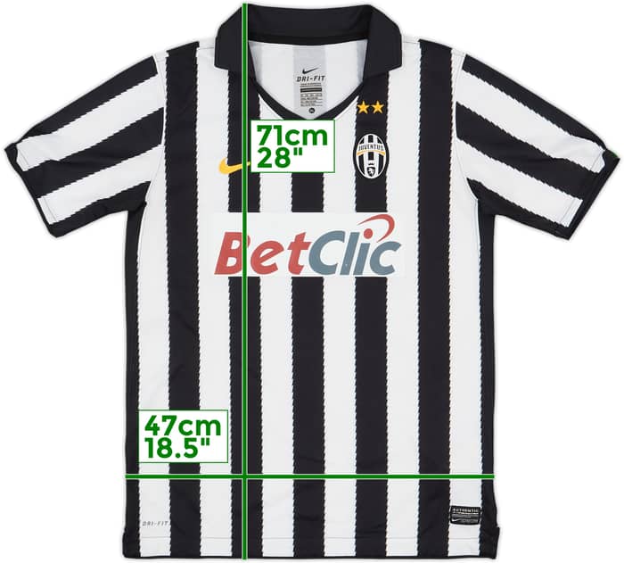 2010-11 Juventus Home Shirt - 9/10 - (XL.Boys)