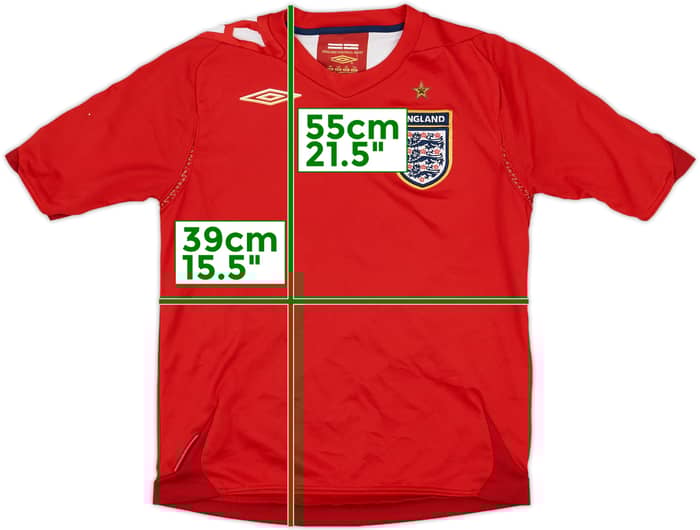 2006-08 England Away Shirt - 8/10 - (S.Boys)