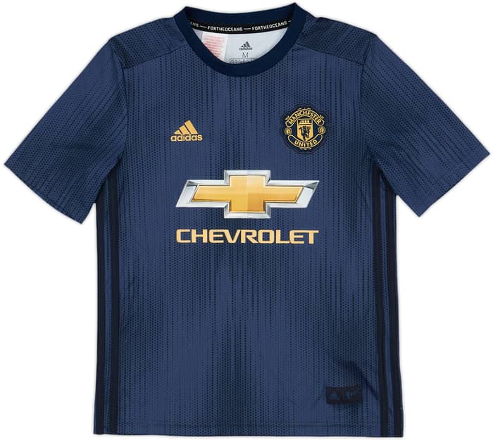2018-19 Manchester United Third Shirt - 10/10 - (M.Boys)