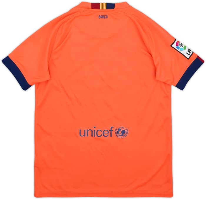 2014-15 Barcelona Away Shirt - 10/10 - (L.Boys)