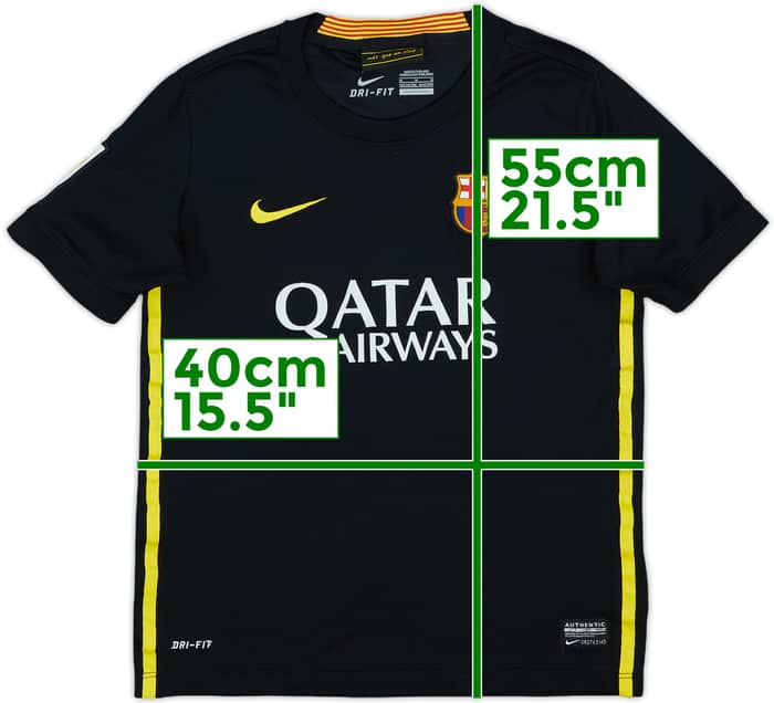 2013-14 Barcelona Third Shirt - 7/10 - (M.Boys)