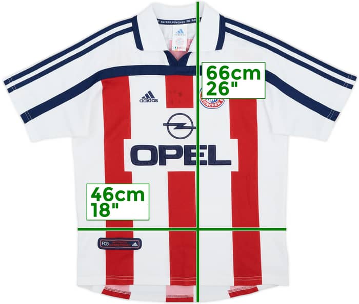 2000-01 Bayern Munich Away Shirt - 6/10 - (Y)