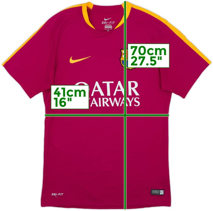 2016-17 Barcelona Nike Training Shirt - 7/10 - (S)