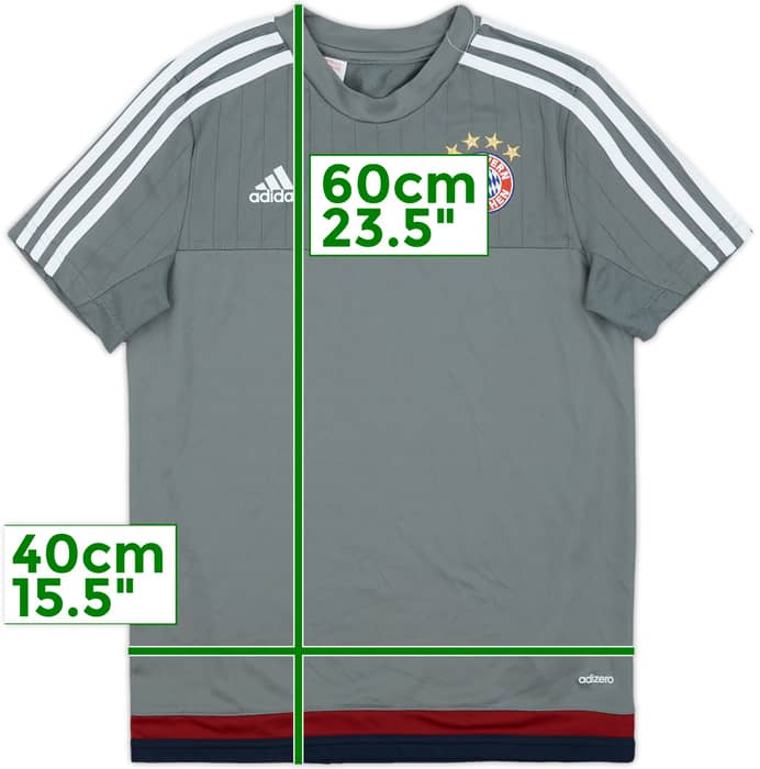 2015-16 Bayern Munich adizero Training Shirt - 8/10 - (M.Boys)