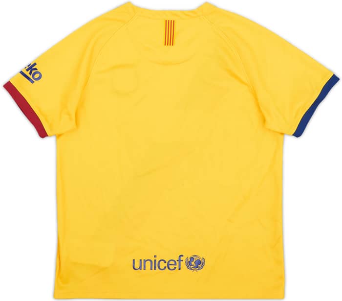 2019-20 Barcelona Away Shirt - 8/10 - (4-6 Years)