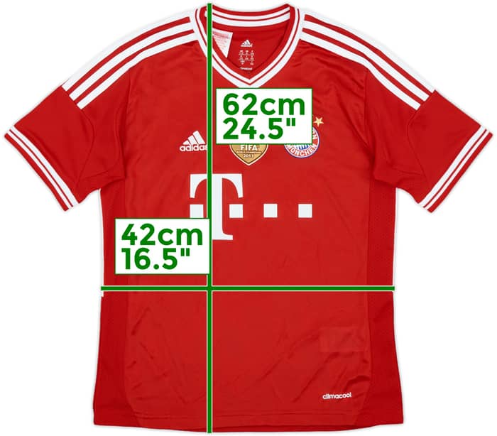 2013-14 Bayern Munich Home Shirt - 8/10 - (M.Boys)