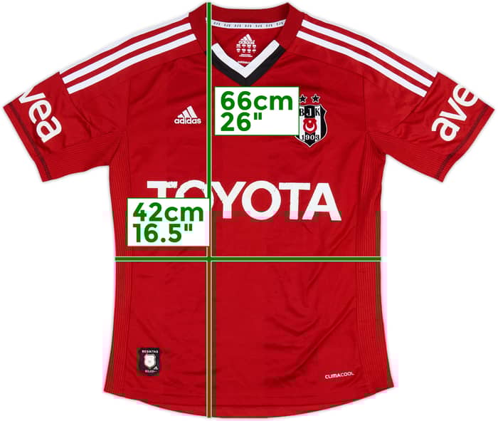 2012-13 Besiktas Third Shirt - 6/10 - (L.Boys)