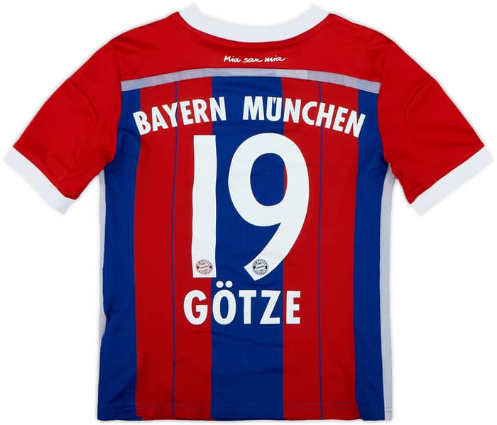 2014-15 Bayern Munich Home Shirt Gotze #19 - 6/10 - (S.Boys)