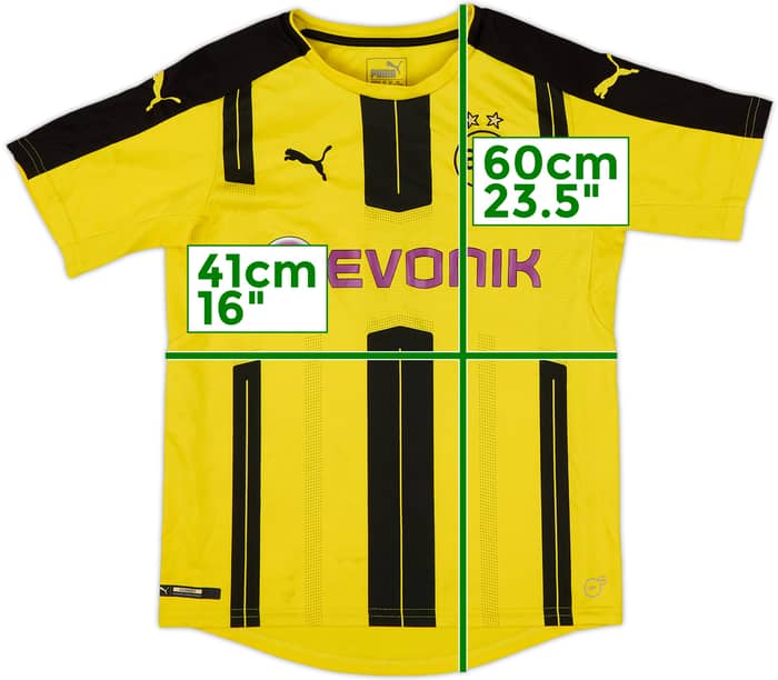 2016-17 Borussia Dortmund Home Shirt - 8/10 - (M.Boys)