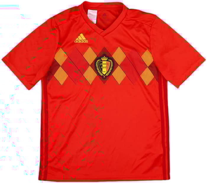 2018-19 Belgium Home Shirt - 9/10 - (XL.Boys)