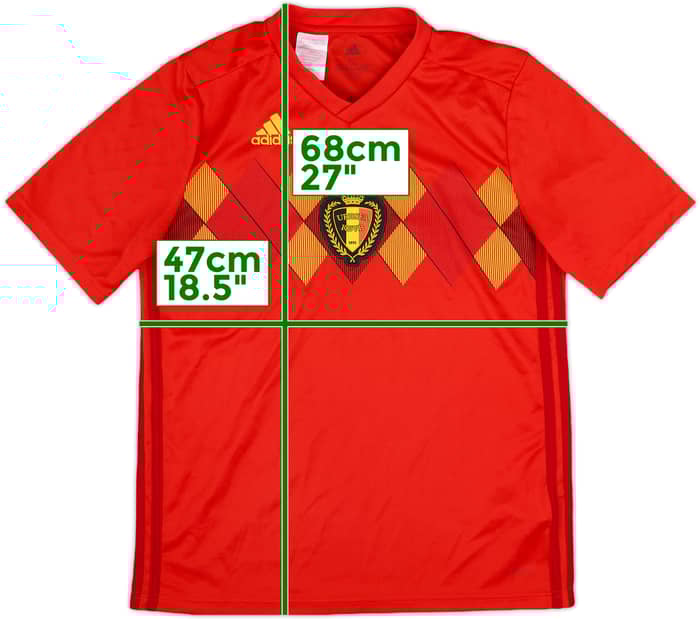 2018-19 Belgium Home Shirt - 9/10 - (XL.Boys)