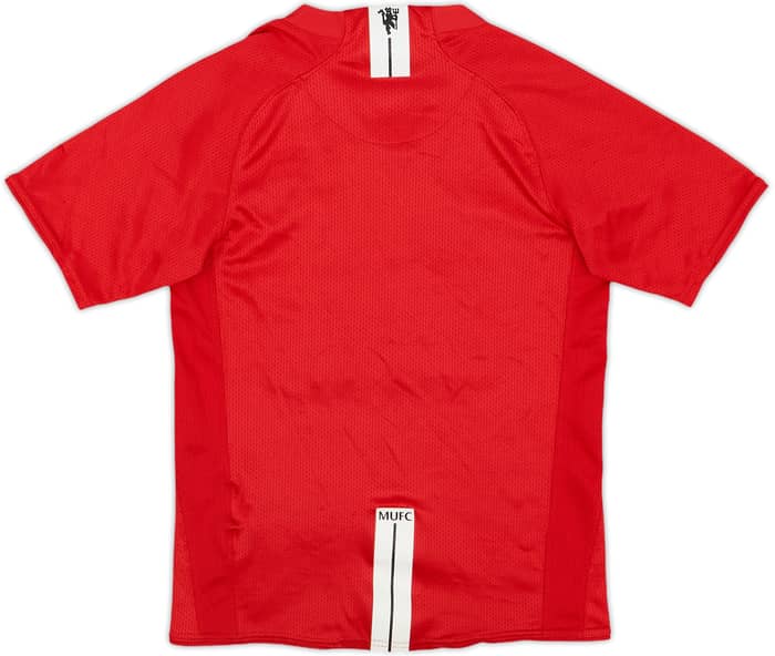 2007-09 Manchester United Home Shirt - 8/10 - (S.Boys)