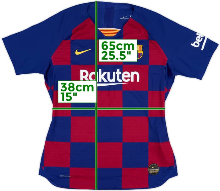 2019-20 Barcelona Authentic Home Shirt - 9/10 - (Women's M)