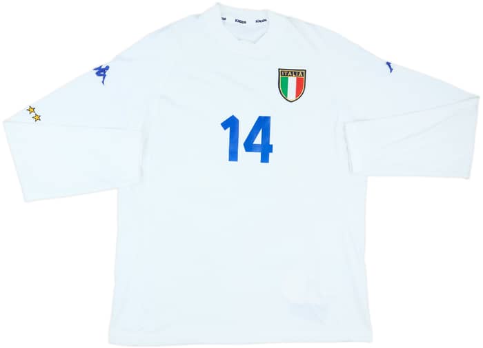 2000-01 Italy Player Issue Away L/S Shirt #14 (XL)