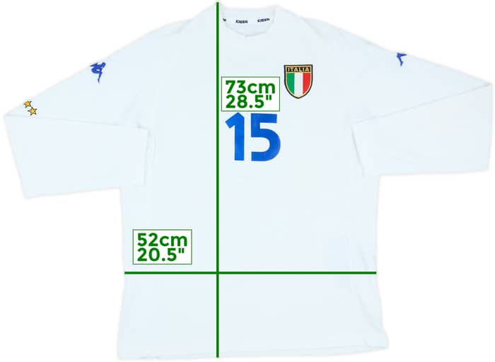 2000-01 Italy Player Issue Away L/S Shirt #15 (XL)