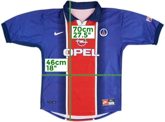 1998-99 Paris Saint-Germain Home Shirt - 4/10 - (L)