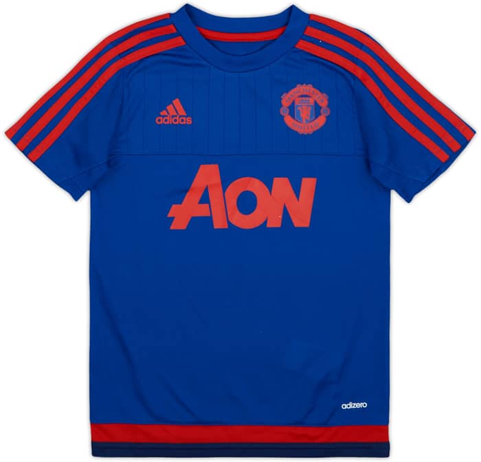 2015-16 Manchester United adizero Training Shirt - 8/10 - (7-8 Years)