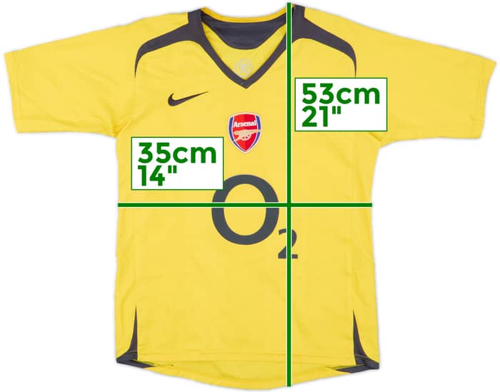 2005-06 Arsenal Away Shirt - 7/10 - (S.Boys)
