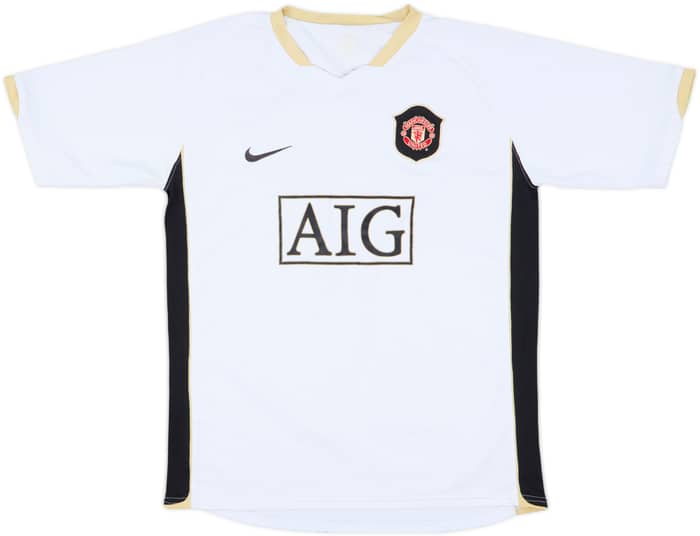 2006-08 Manchester United Away Shirt - 8/10 - (XL.Boys)