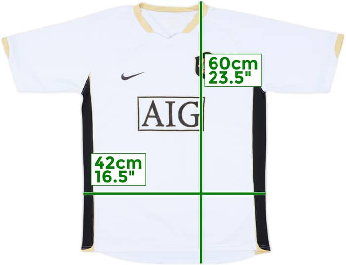 2006-08 Manchester United Away Shirt - 8/10 - (XL.Boys)