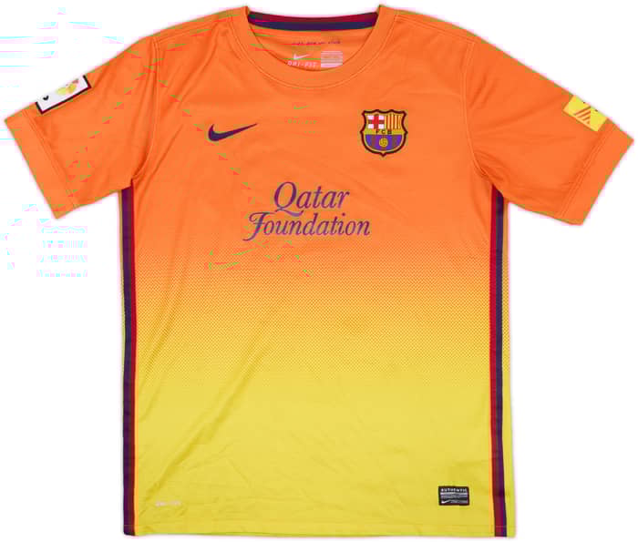 2012-13 Barcelona Away Shirt - 7/10 - (XL.Boys)