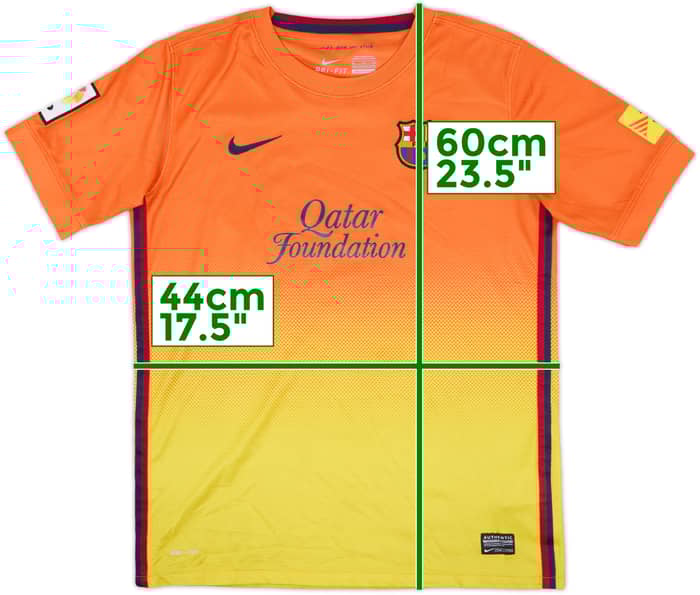2012-13 Barcelona Away Shirt - 7/10 - (XL.Boys)