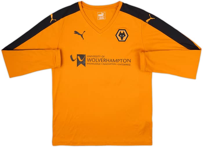 2015-16 Wolves Youth Match Issue Home L/S Shirt #7