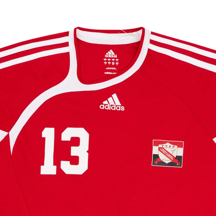 2006 Trinidad & Tobago Match Issue Home Shirt #13 (Glen) v Wales