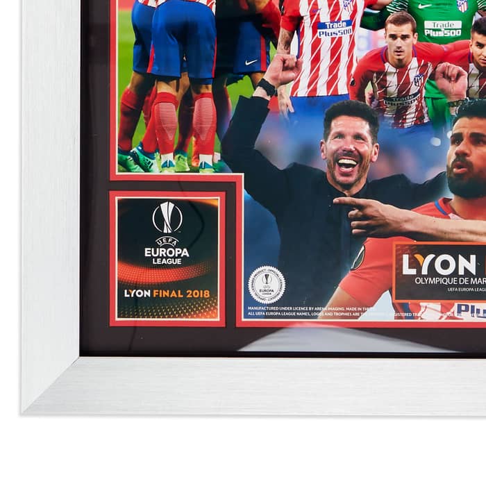 2018 Europa League Final Lyon Winners Framed Picture