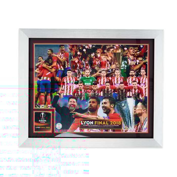 2018 Europa League Final Lyon Winners Framed Picture