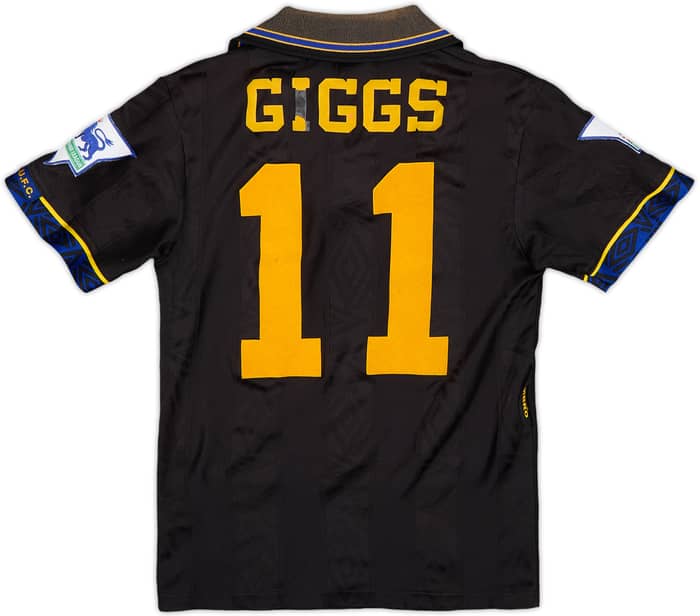 1993-95 Manchester United Away Shirt Giggs #11 - 5/10 - (S.Boys)
